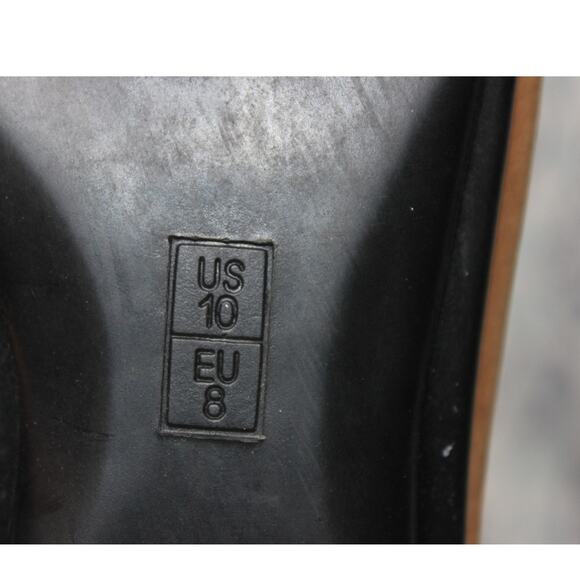 What's What by Aerosoles Size 10 Slip On‎ Mule Loafers Tan Leather - Picture 8 of 8